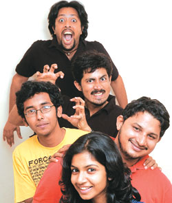 Sunil Vishnu K. (Top) & Karthik Kumar (Second from top) Co-founders of evam entertainment, a Chennai-based company which