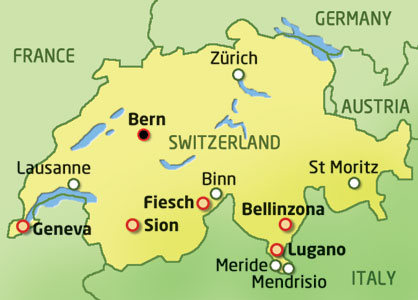 Brig Switzerland Map